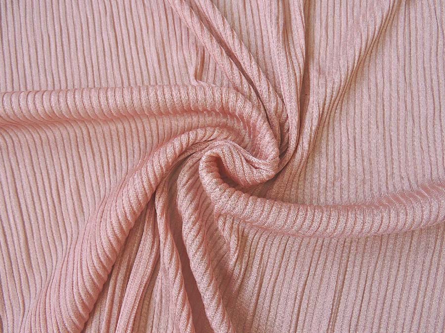 Lurex ribbed jersey